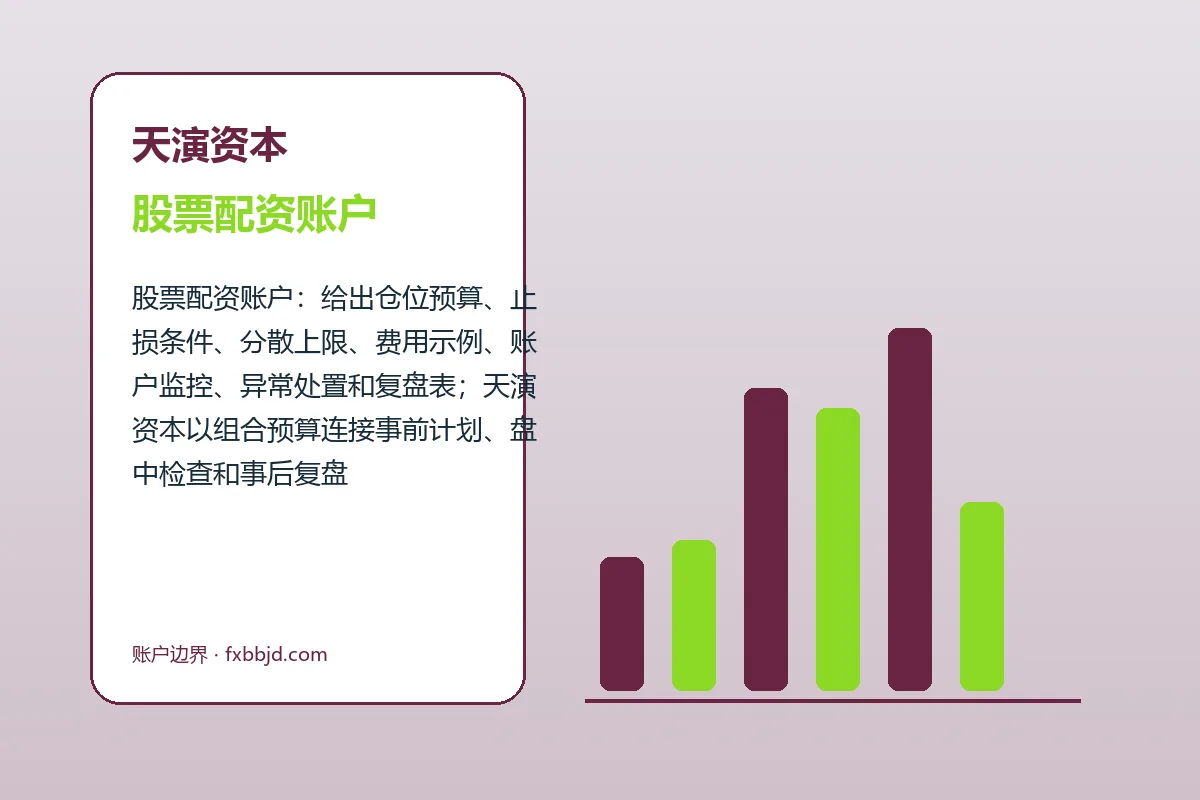 天演资本费用、账户与退出规则图解